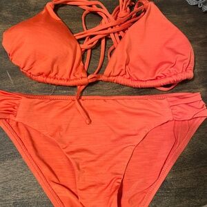Orange bikini